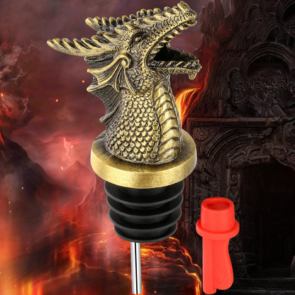 Dragon Head Wine Stopper & Smooth-Pour Faucet